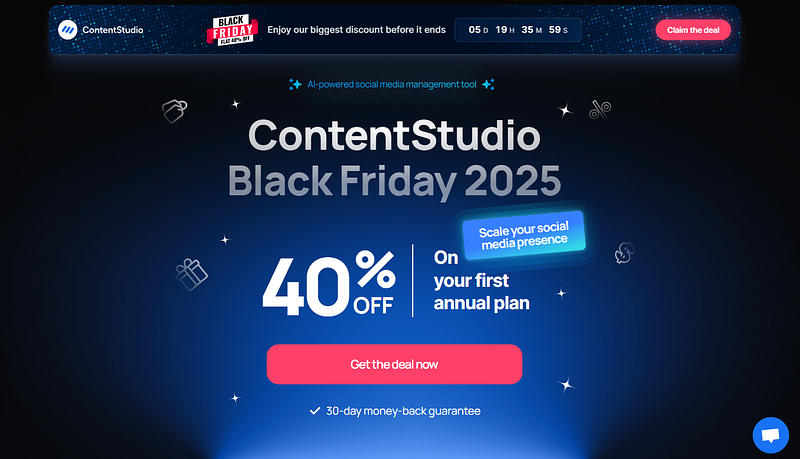 content studio black friday deal 2025