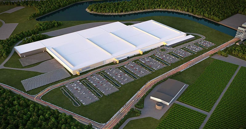 Artist’s rendering of the SolarCity factory in Buffalo. CREDIT: SolarCity