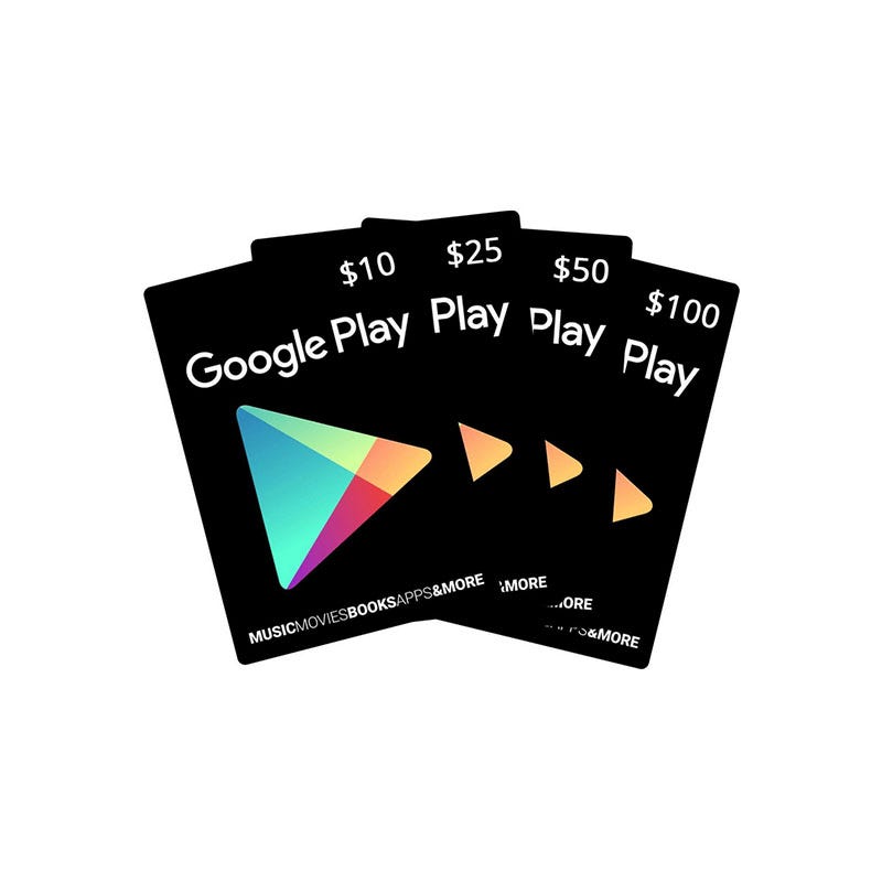 Sell Google Play Gift Cards For Cash