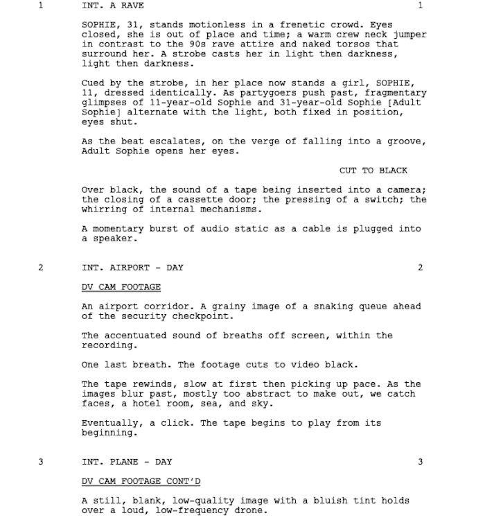 Page One: “Aftersun” (2022)