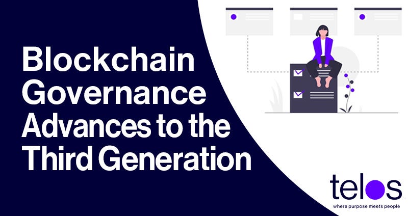 Blockchain Governance Advances to the Third Generation