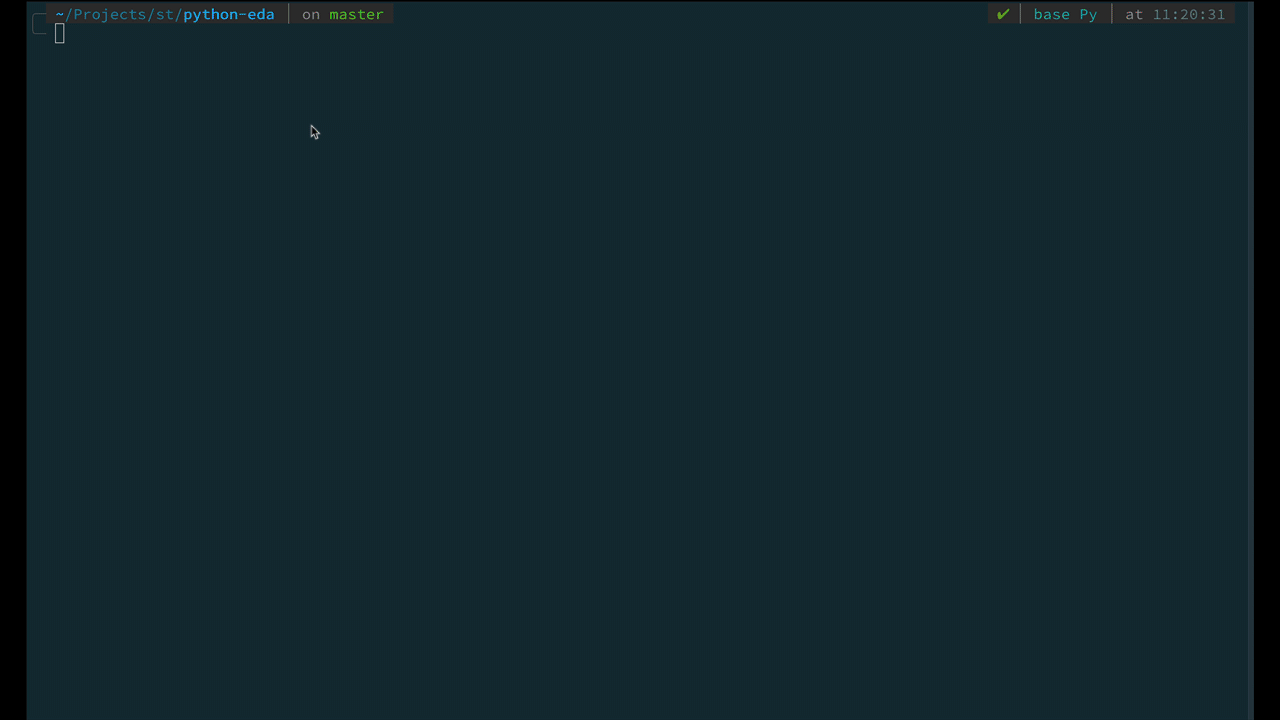 An animated gif showing how to start the services using Docker Compose.