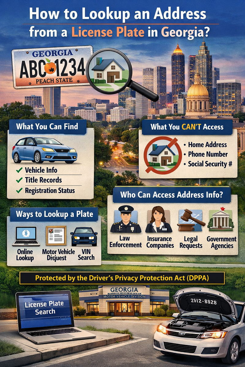 Georgia License Plate Lookup