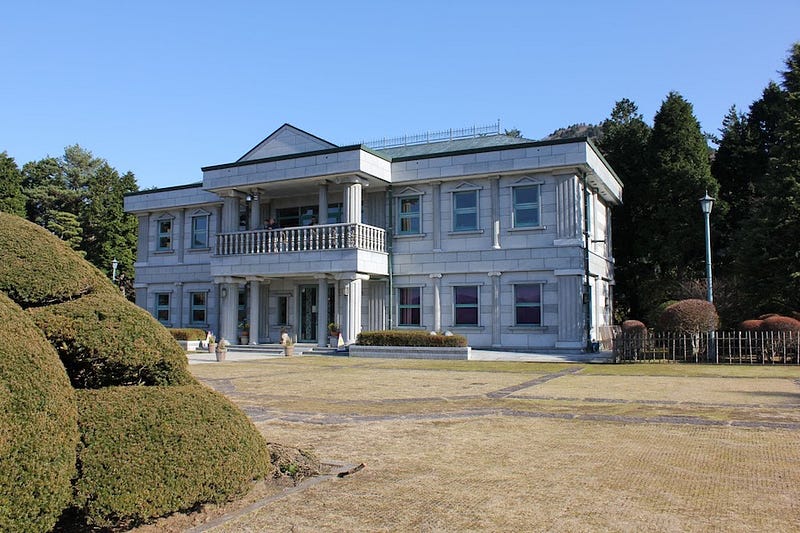 Hakone’s Detached Palace near Lake Ashi in Kanagawa Prefecture