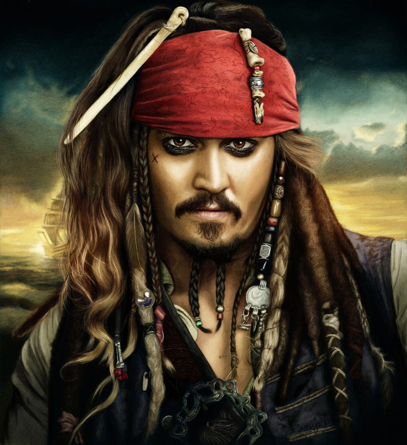 The Many Faces of Captain Jack Sparrow – Gabby Roxas – Medium