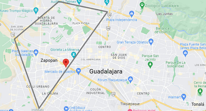 Best areas of Guadalajara in terms of safety.