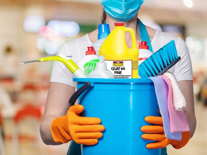 Add germicidal disinfectants as your trusted cleaning supply