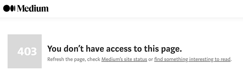 Medium stopped developing their API back in 2019
