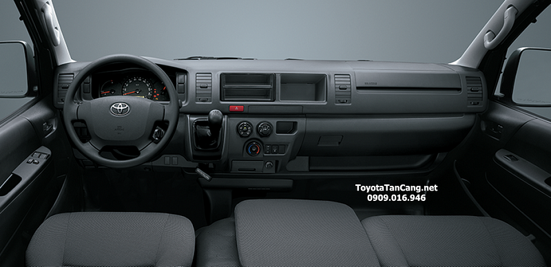 Nội thất Toyota Hiace 2017 Nội thất Toyota Hiace 2017