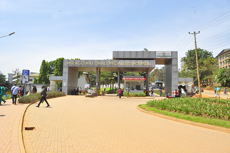 Mulago National Referral Hospital main entrance. Credit: Kalungi James.