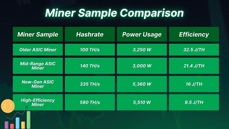 Miner Sample Comparison