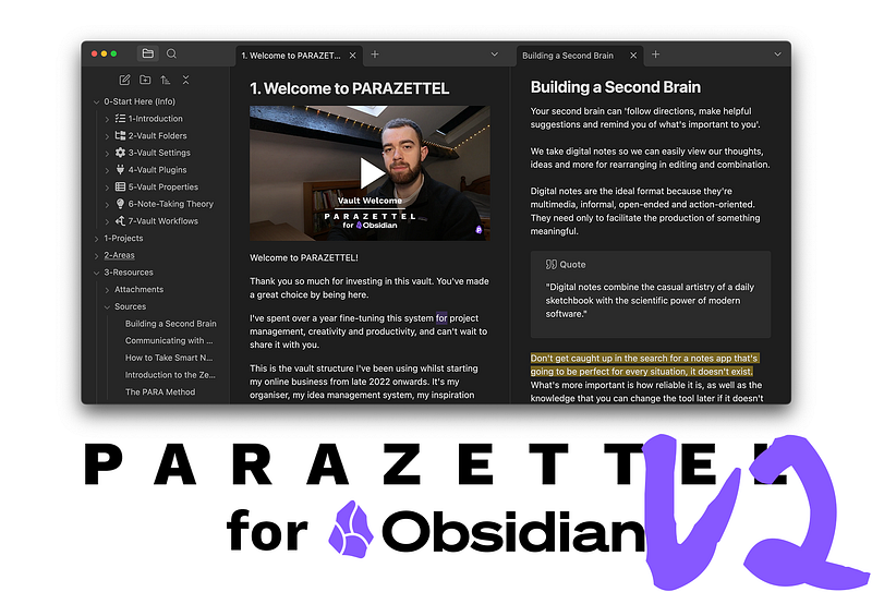 My Obsidian System for Productivity AND Creativity