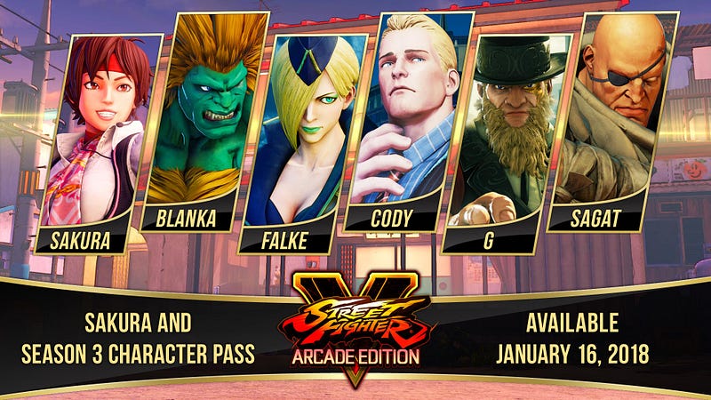 Připravte se na Street Fighter V Arcade Edition v traileru, který představuje i Season 3 postavy
