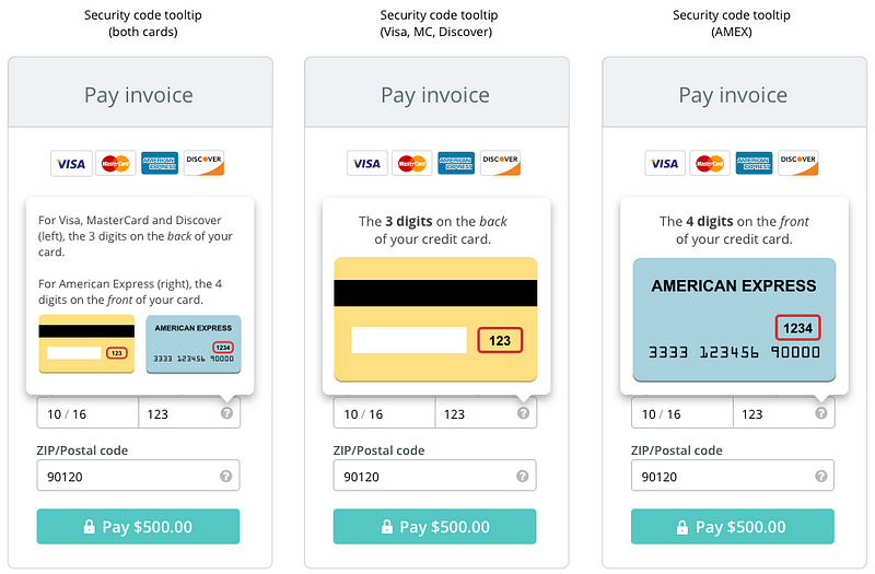 The anatomy of a credit card form - uxdesign.cc