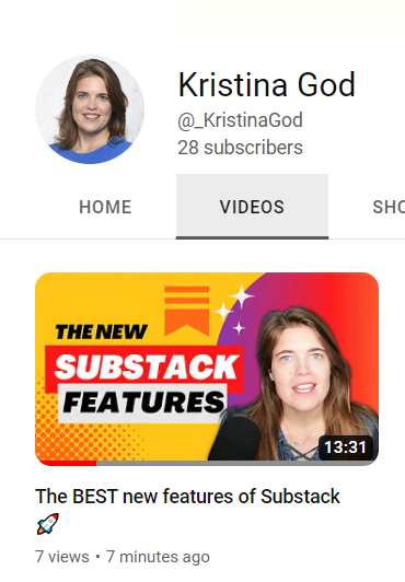 Find Kristina God On YouTube Now!