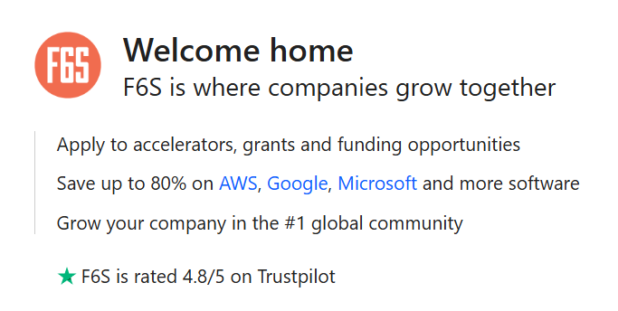 F6S is where companies grow together