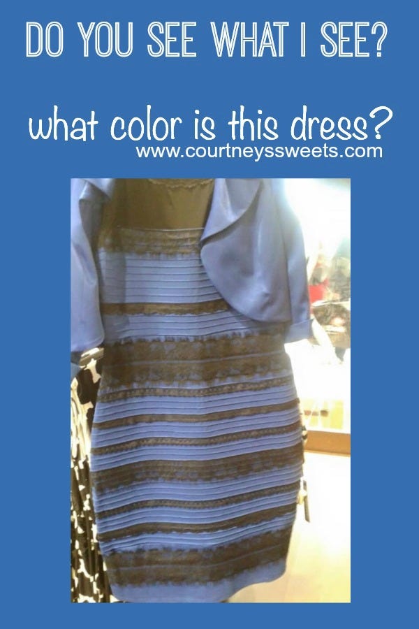 Blue or Gold? #THEDRESS – Clear as Mud – Medium