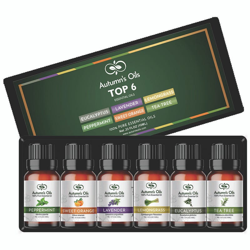 Our Autumns Oils Top 6 Gift Set of essential oils — promote with the Autumn’s Oils affiliatr program