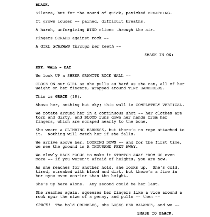 Page One: “Free Fall” (2013)