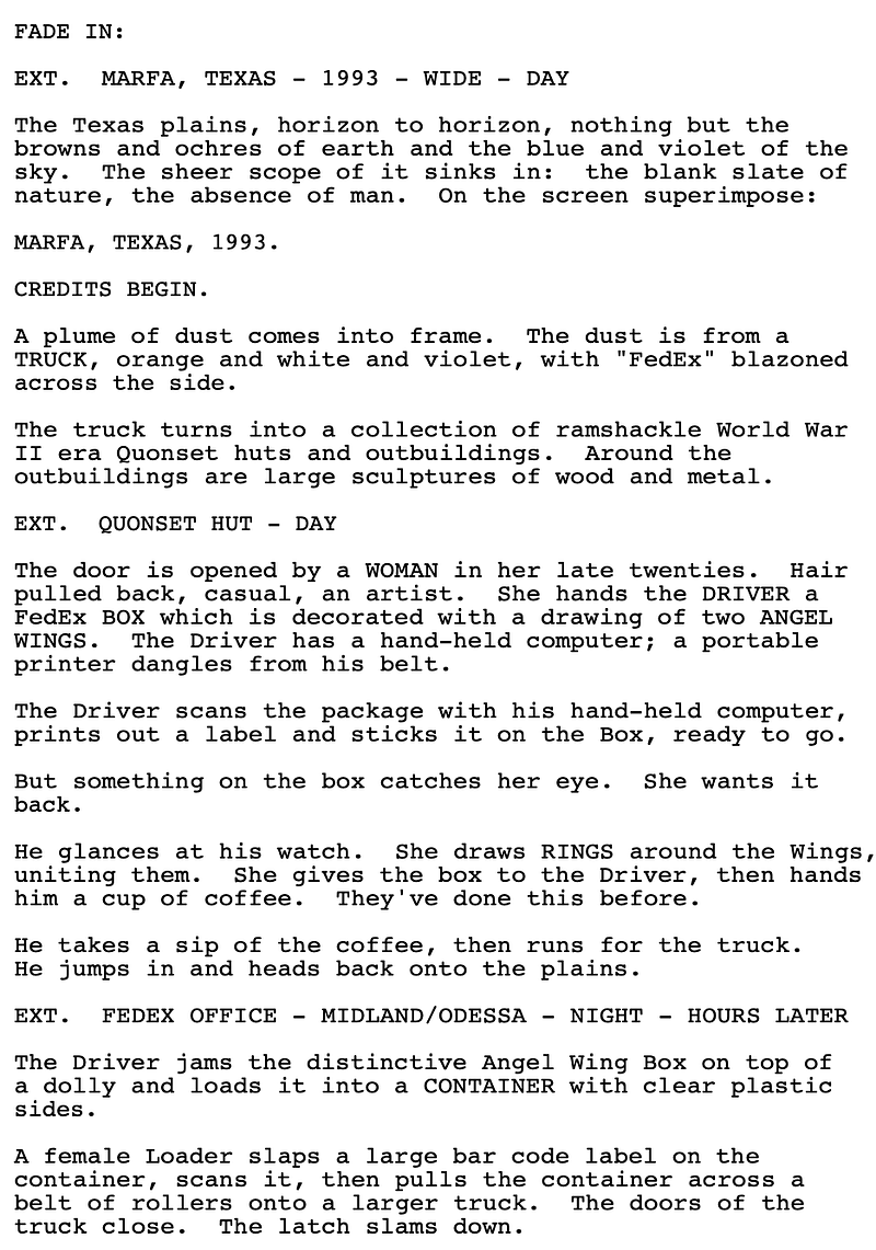Page One: “Cast Away” (2000)