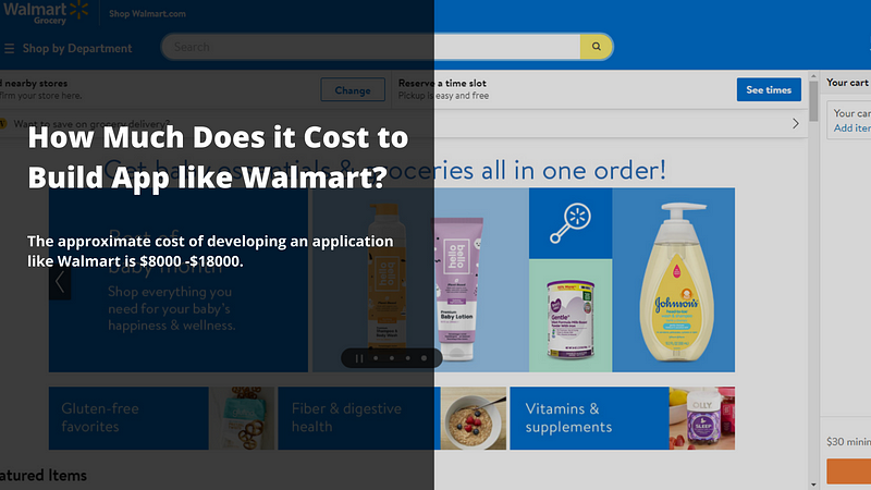 How Much Does it Cost to Build App like Walmart?