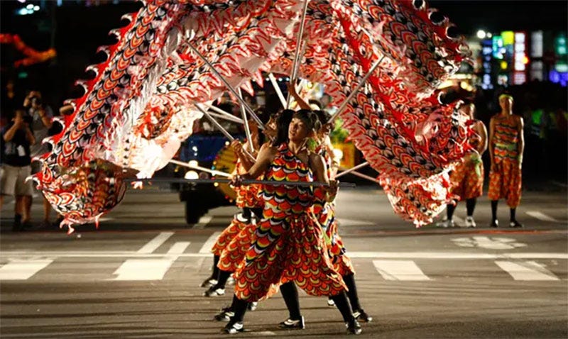 Street Performers at Ghost Festival