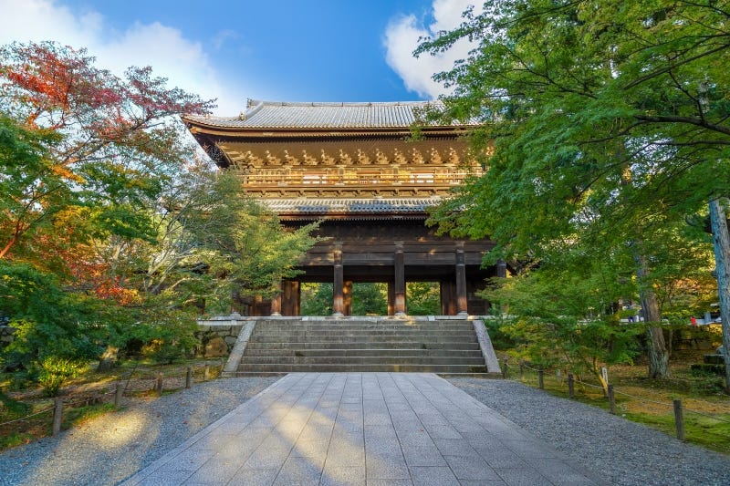 Kyoto’s Nanzen-ji in the Higashiyama district of the city during the pandemic
