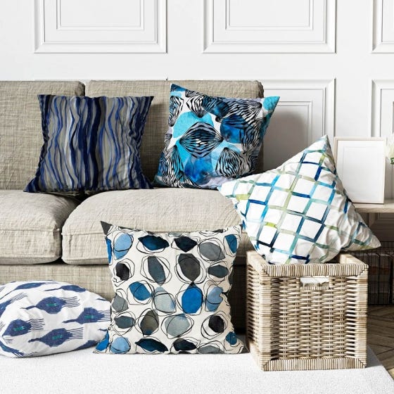 set of 5 premium indoor cushion covers