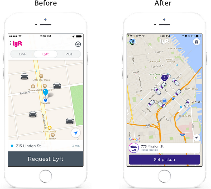 Lyft Re-design Case Study – uxdesign.cc – User Experience Design