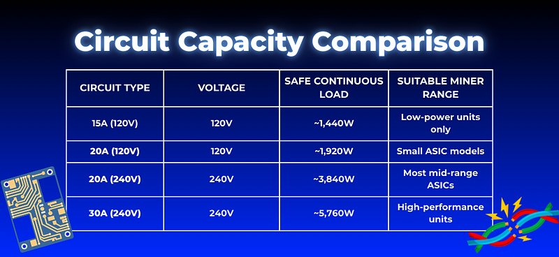 Circuit Capacity Comparison