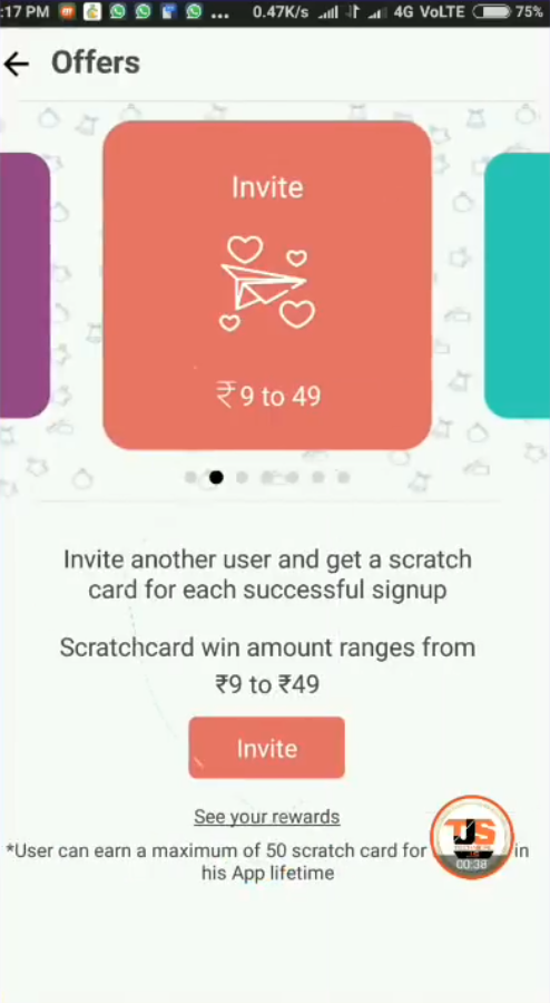 AppBrowzer Referral Program with Scratch Card