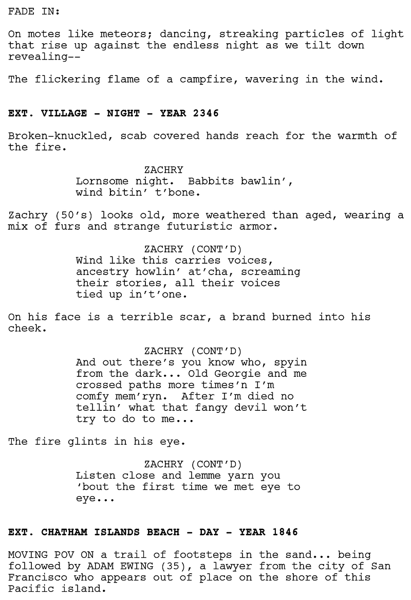 Page One: ‘Cloud Atlas’ (2012)