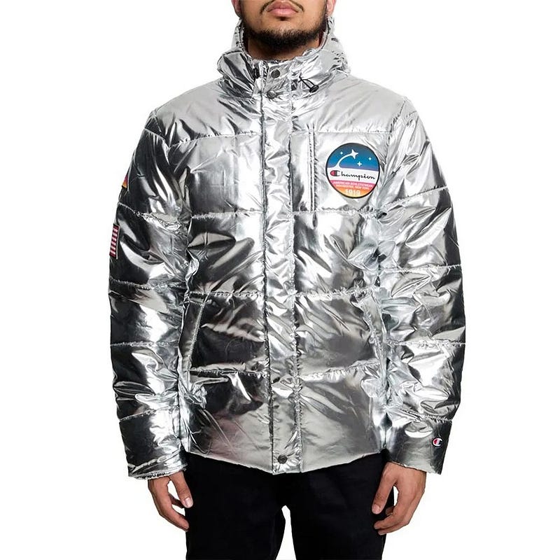 Mastering Style and Comfort: The Metallic Champion Puffer Jacket