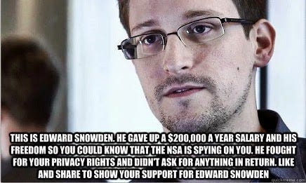 This is Edward Snowden