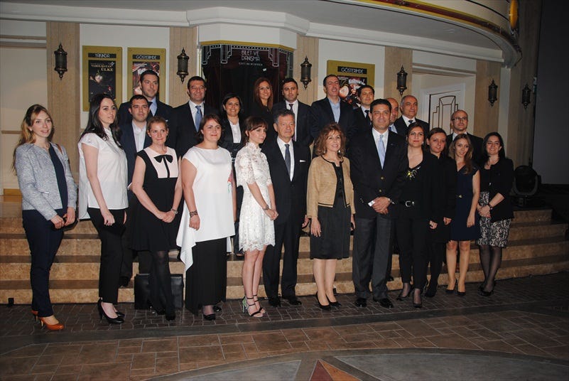 Representatives of the 28 industry partners and 1 co-sponsor of KidZania Istanbul.