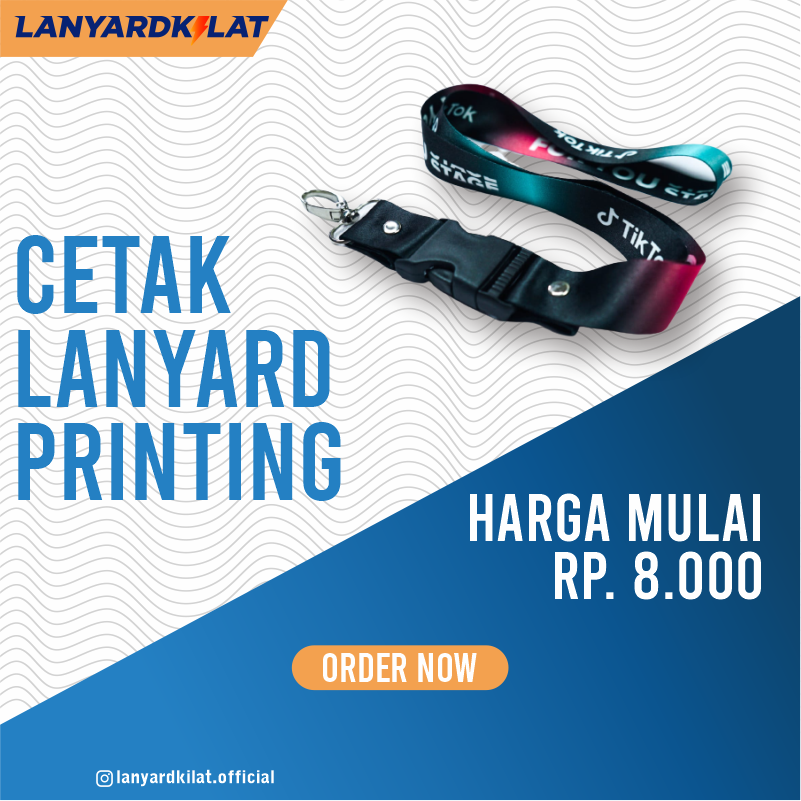 Lanyard Printing Sublimasi