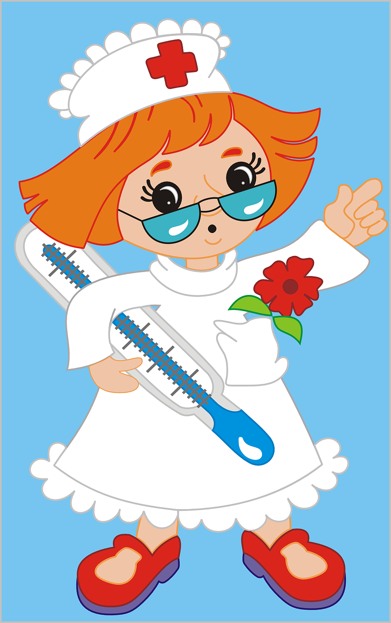 nurse-https://pixabay.com/vectors/nurse-cartoons-medical-hospital-37322/