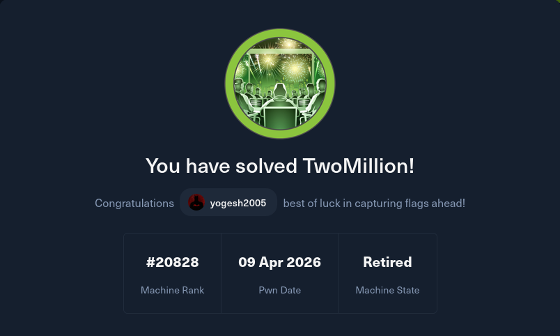HackTheBox — TwoMillion: A Complete Walkthrough