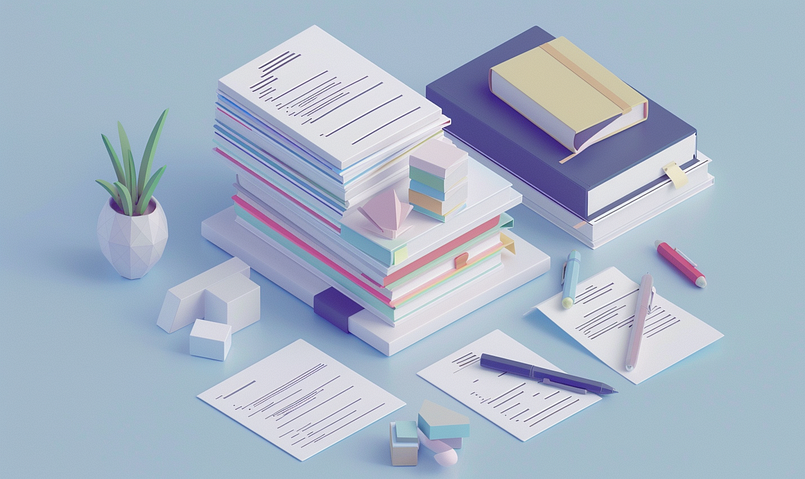 Paperwork stack