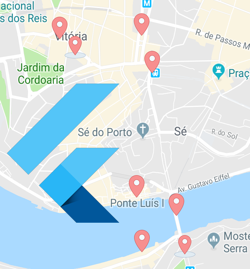 Flutter Google Maps with Network Image Marker Icons and Clusters