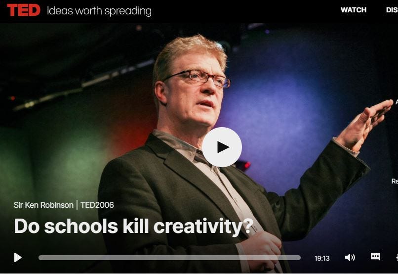 Sir Ken Robinson TED de 2006