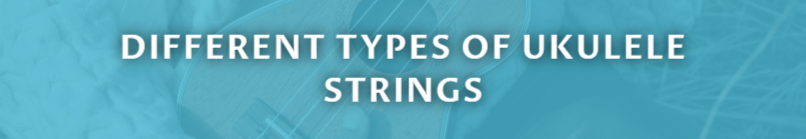 DIFFERENT TYPES OF UKULELE STRINGS