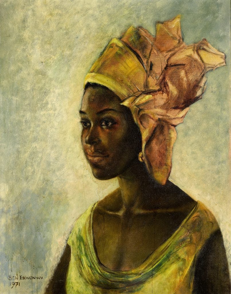 Ben Enwonwu’s Christine, 1971.