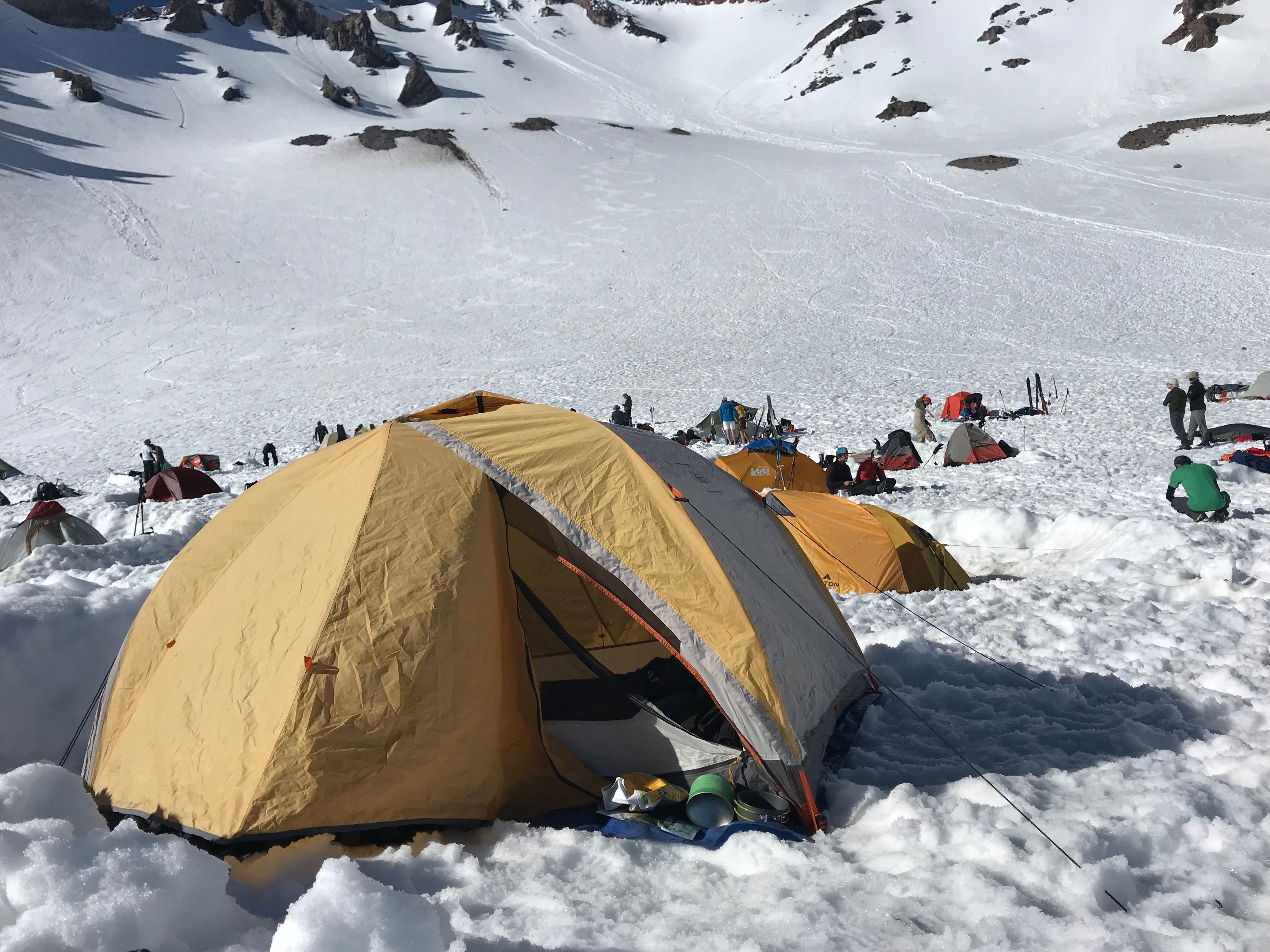 Base Camp at Lake Helen!