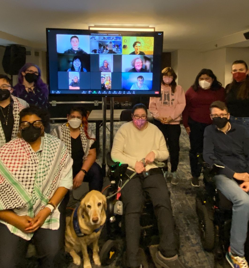Photo showing members of the US Gender and Disability Justice Alliance.