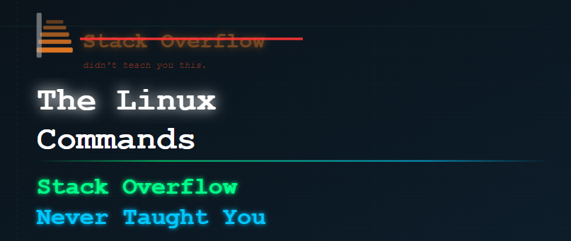 The Linux Commands Stack Overflow Never Taught You
