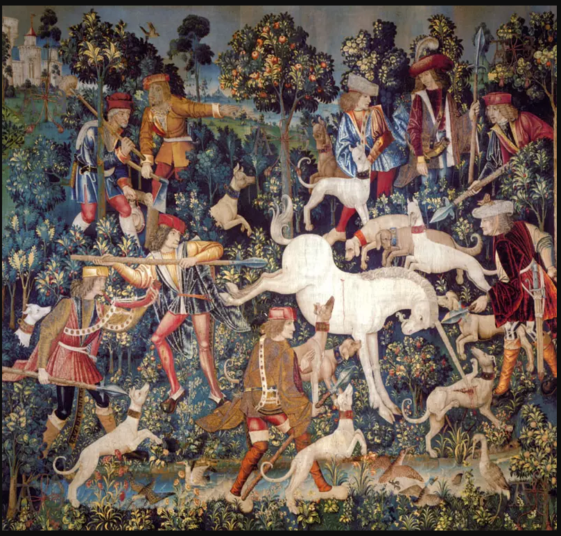 The Unicorn Tapestries circa 1500