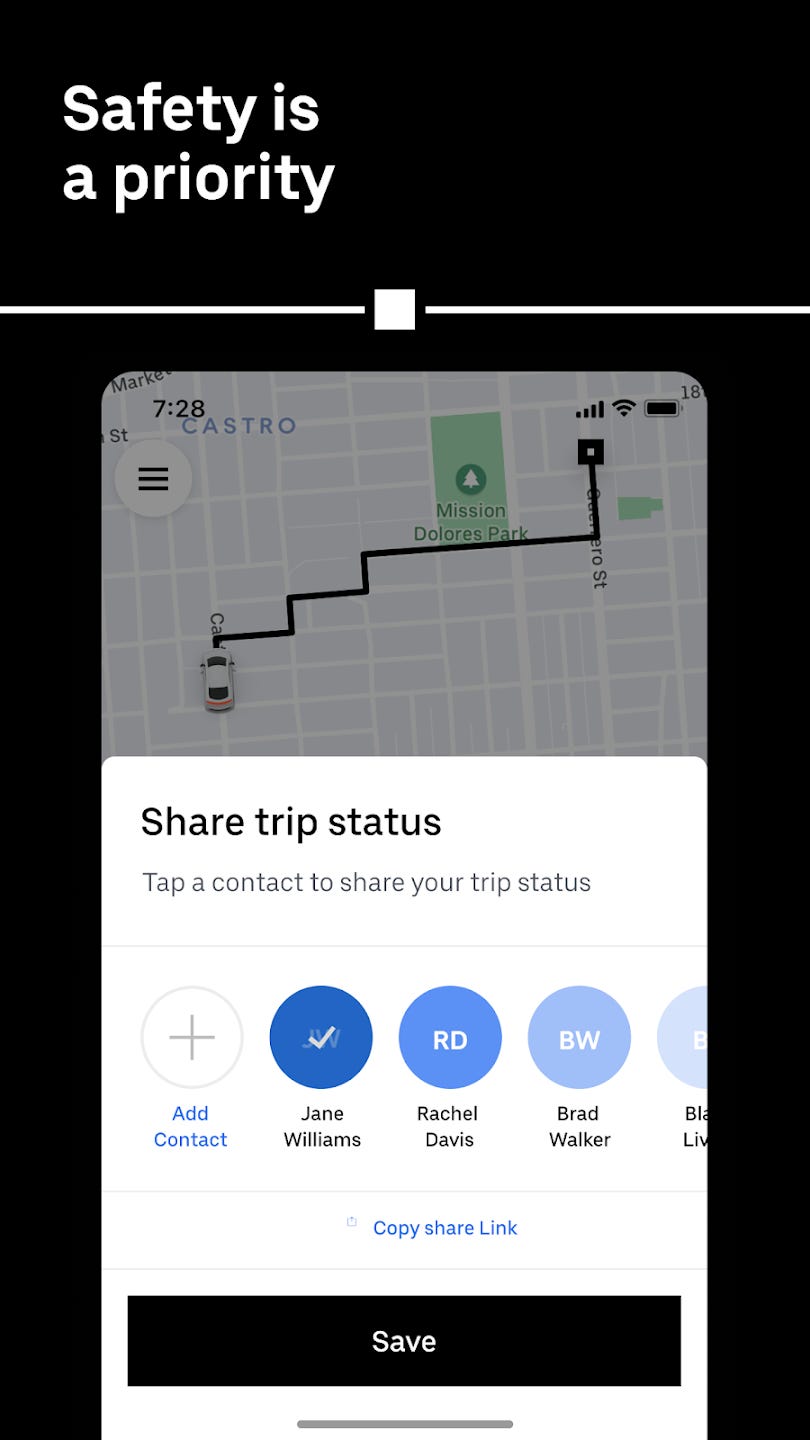 Uber’s safety as priority