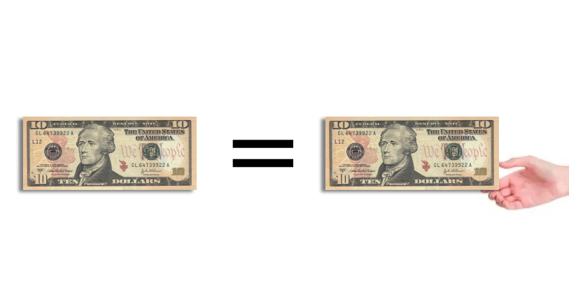 Example of Fungible Items: Banknotes