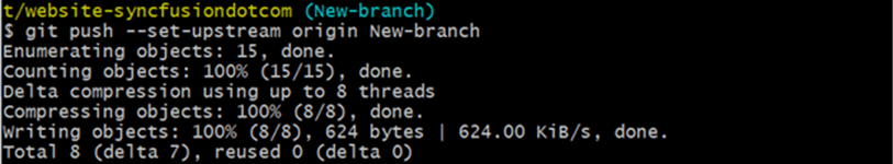 git push command